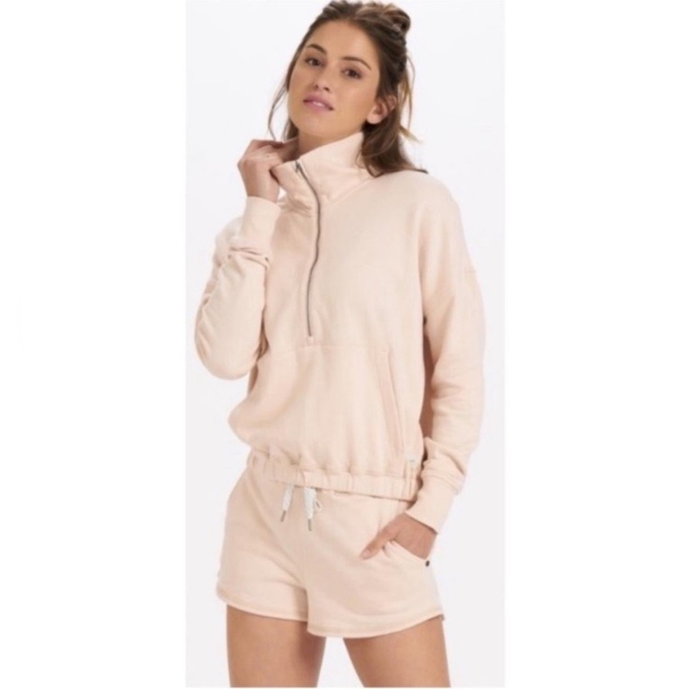 Vuori Sunnyside Half Zip Pullover Size‎ Medium Alabaster VW246 - Picture 5 of 7